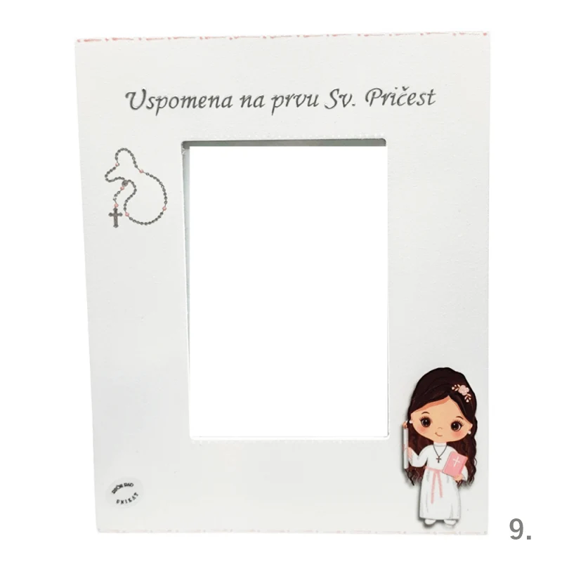 Personalizirani okviri za Prvu sv. Pričest za djevojčice – Učinite uspomene nezaboravnima - 9. - 151166