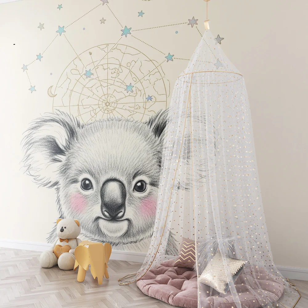 Tapet za bebe | Sanjivi koala i zviježđ