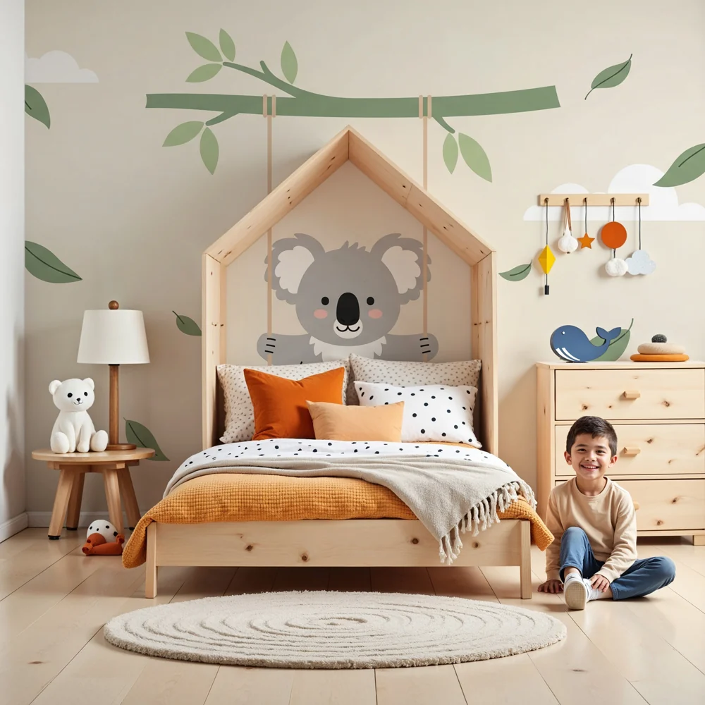 Tapet za bebe sobu | Koala na ljuljački