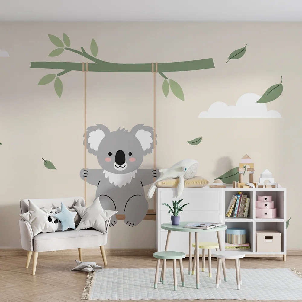 Tapet za bebe sobu | Koala na ljuljački