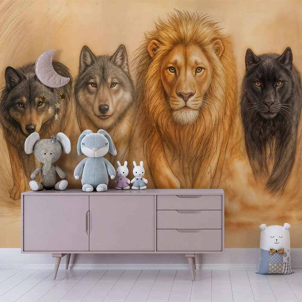 Tapet divljih životinja | Umjetnička ilustracija