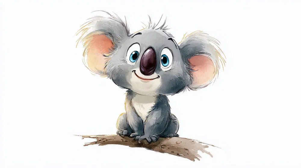 Tapet za dječju sobu | Simpatični i veseli koala