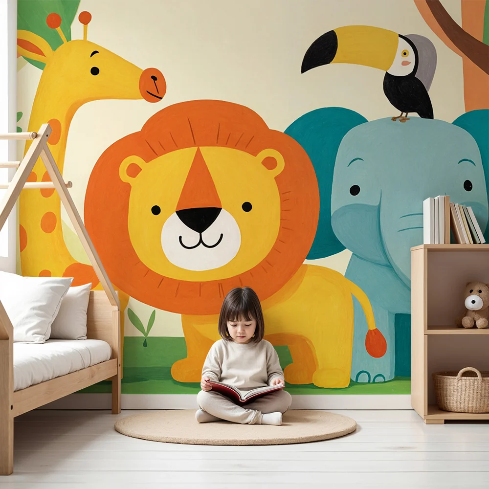 Tapet Jungle Animal | Ukras za dječju sobu