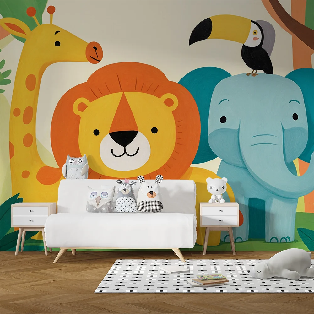 Tapet Jungle Animal | Ukras za dječju sobu