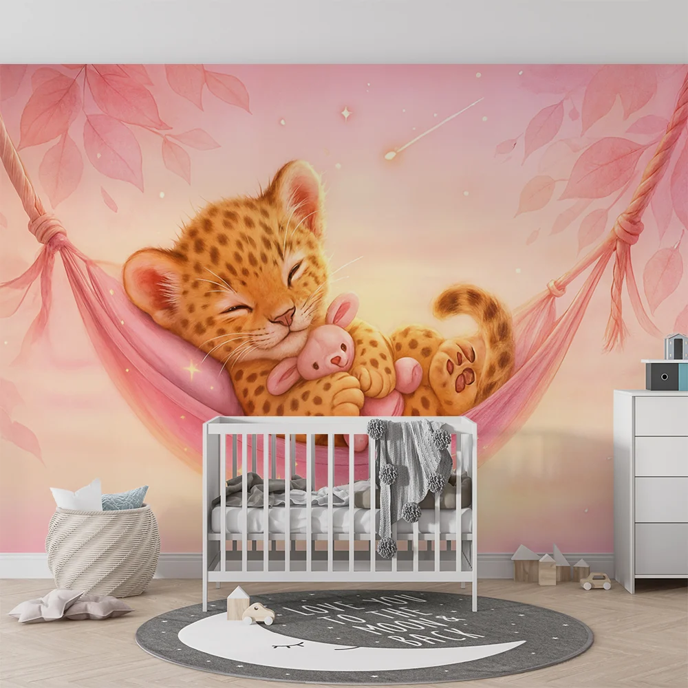 Tapeta džungle | Sladak leopard bebe