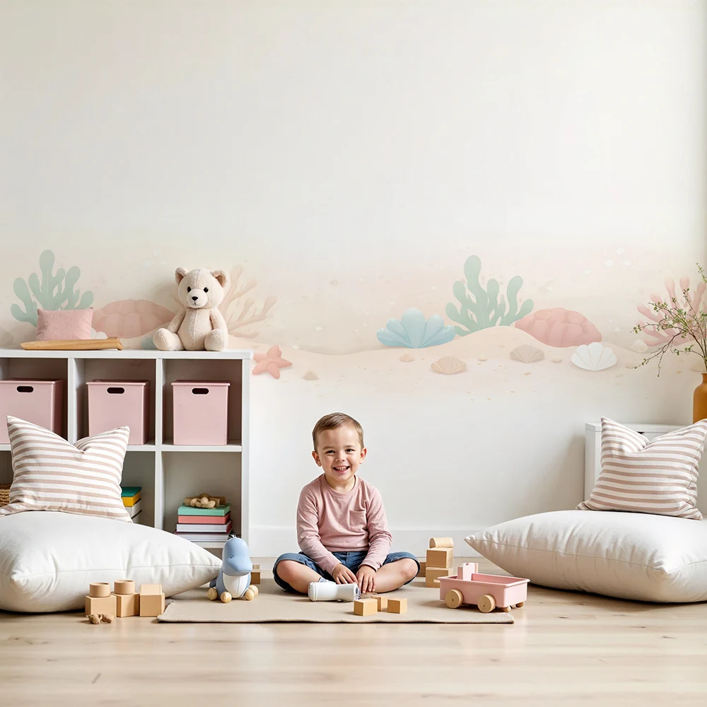 Tapete za dječju sobu | Pastelni morski svijet