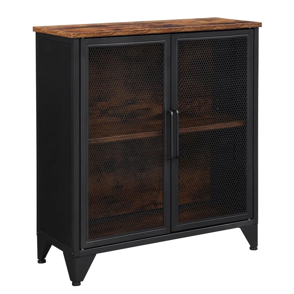 Ormar za pohranu s metalnim vratima 75 x 33 x 80 cm