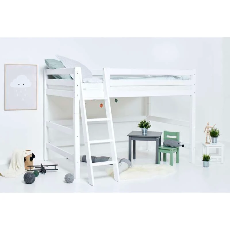 Hoppekids ECO Luxury - Srednji modul - 120x200 cm. - Bijela