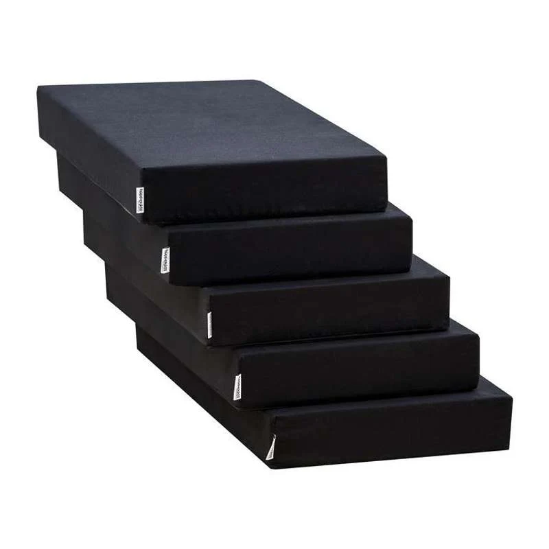 Hoppekids madrac za lounge modul - 80x200 cm. - 5-dijelni - Crna