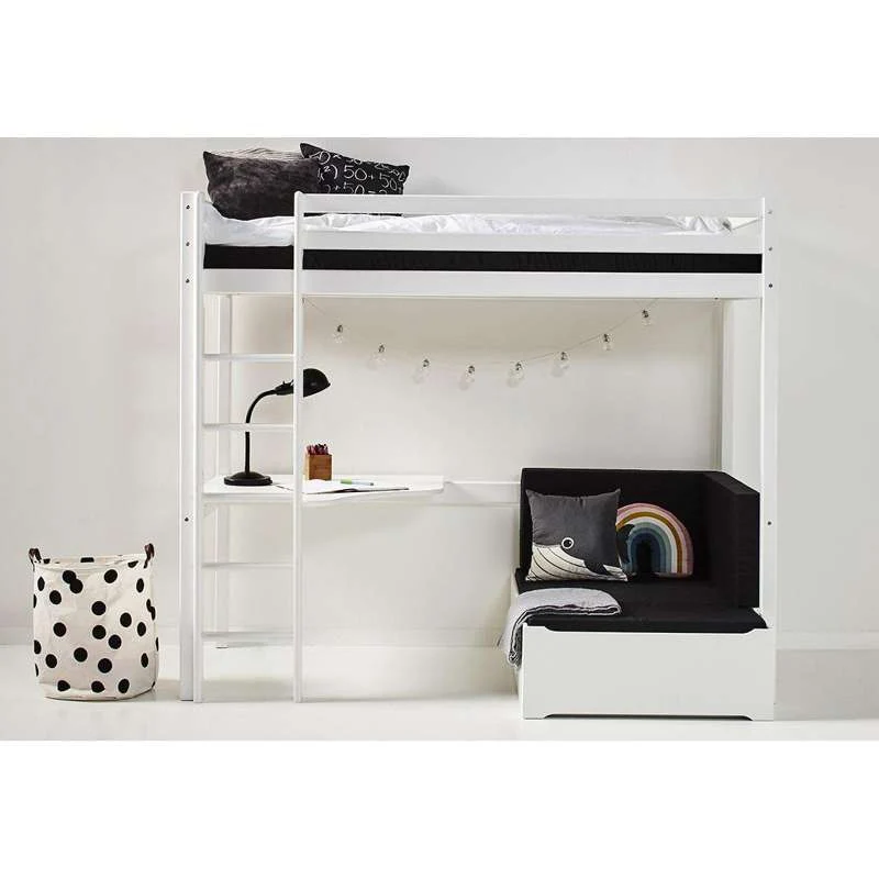 Hoppekids madrac za lounge modul - 80x200 cm. - 5-dijelni - Crna