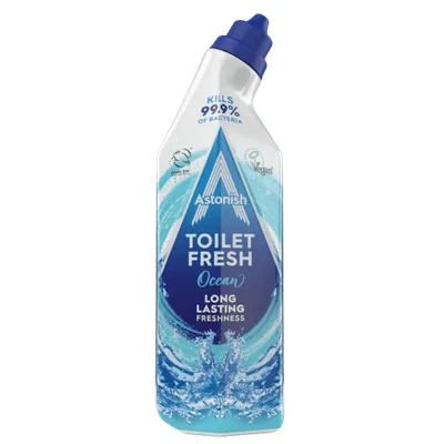 Astonish Ocean Gel za WC 750ml Svježi čistač WC školjke protiv kamenca