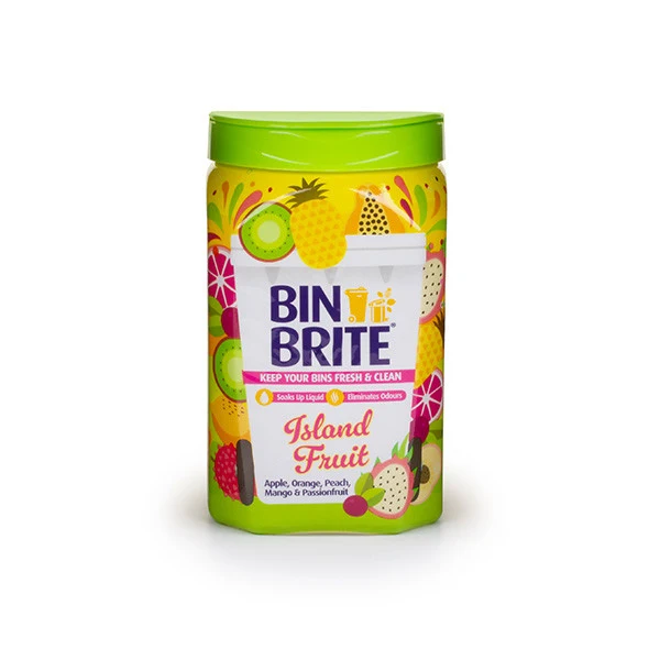 Bin Brite osvježivač za kantu za smeće | Island fruit (500 gram)