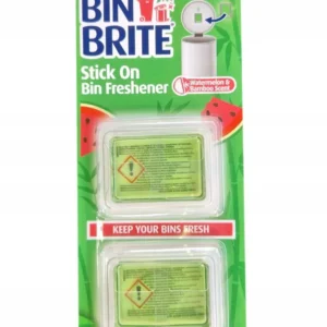Bin Brite Stick-On osvježivač za kante – Lubenica i bambus | Održava vašu kantu svježom do 30 dana | Osvježivač mirisa za...