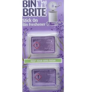 Bin Brite Stick-On osvježivač za kantu – miris lavande | Održava vašu kantu svježom do 30 dana | Osvježivač mirisa za kant...