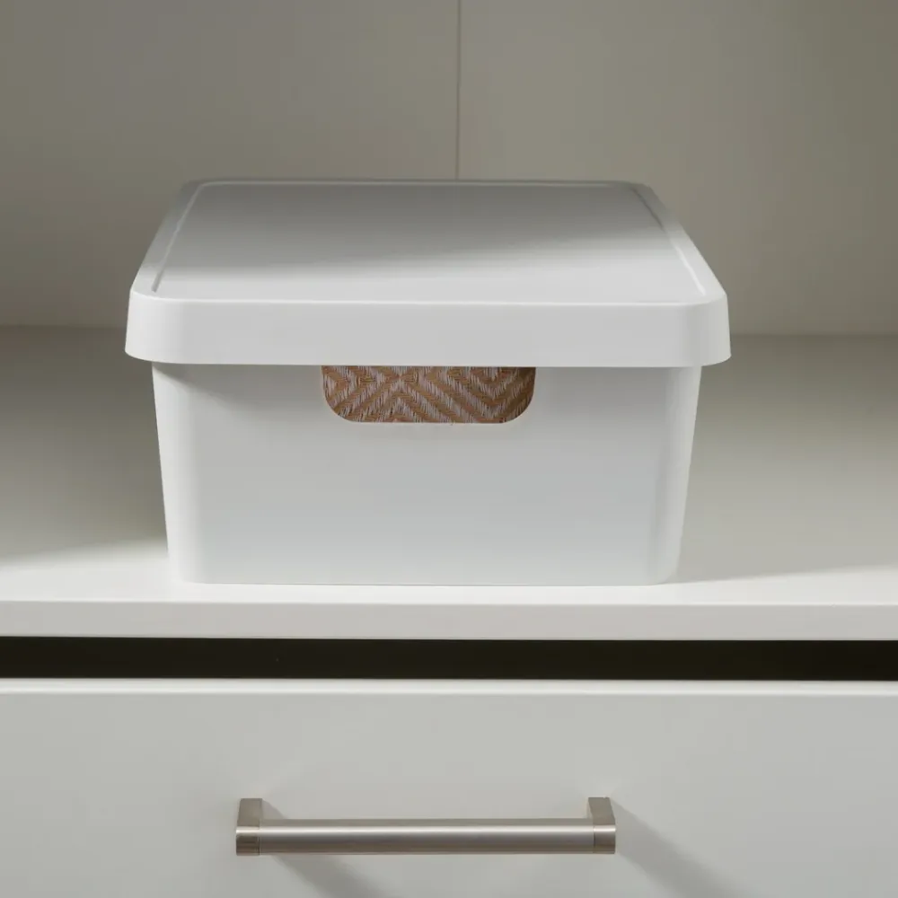 N&T Cavan Storage Box Lid 11L White