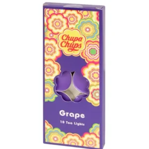 Chupa Chups svijeće za čaj s mirisom 10 komada - Grožđe