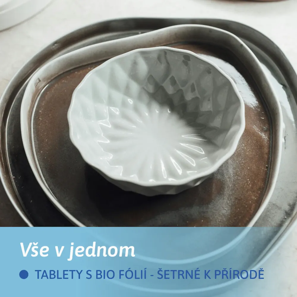 Eco tablety do umývačky riadu 6v1 – balenie 60 tabliet