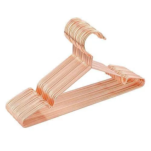20 komada dječjih metalnih vješalica, 35 cm, boje ružičastog zlata