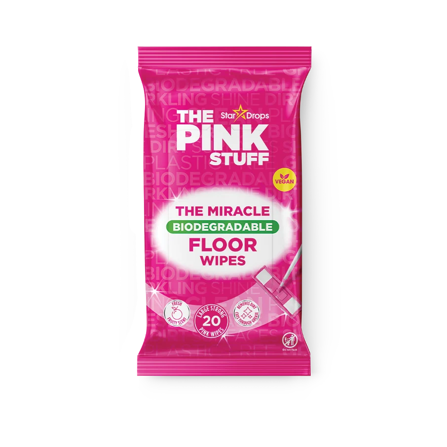 Pink Stuff biorazgradive antibakterijske maramice za podove - ograničeno izdanje