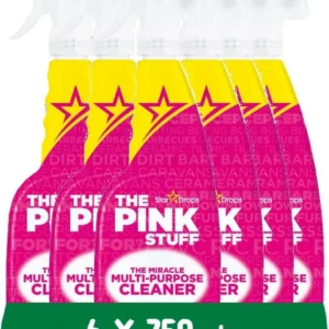 Pink Stuff Sprej za sve namjene - 6 x 750 ml pakiranje za uštedu - Ekološki prihvatljivo