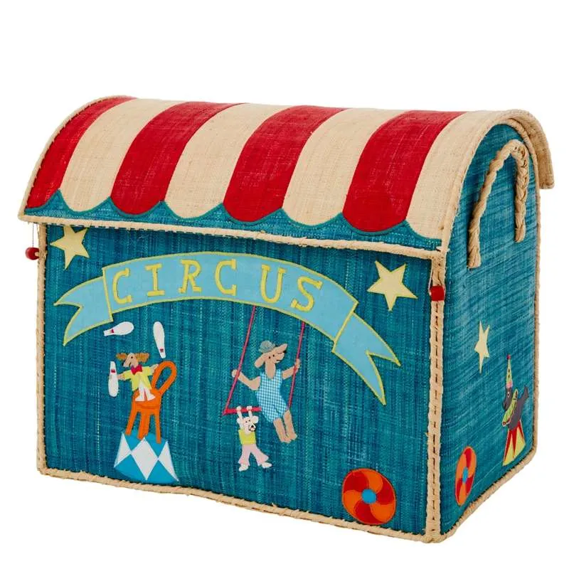 RICE Raffia skladišne kućice - Cirkus - 3 kom.