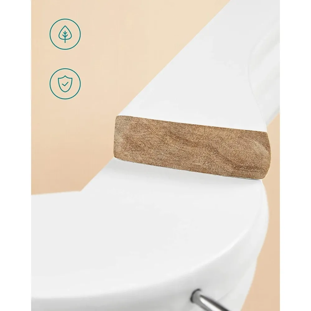 Set od 10 drvenih, protukliznih vješalica, standardnog oblika, bijele