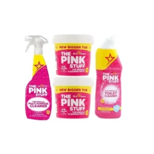 Stardrops Pink Stuff Mega paket - 2x pasta za čišćenje 850gr + sredstvo za čišćenje WC- + višenamjenski sprej