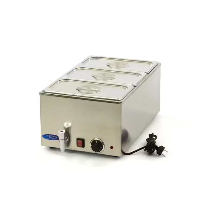 Bain Marie s pipo - vključuje komplet 3 x 1/3 GN
