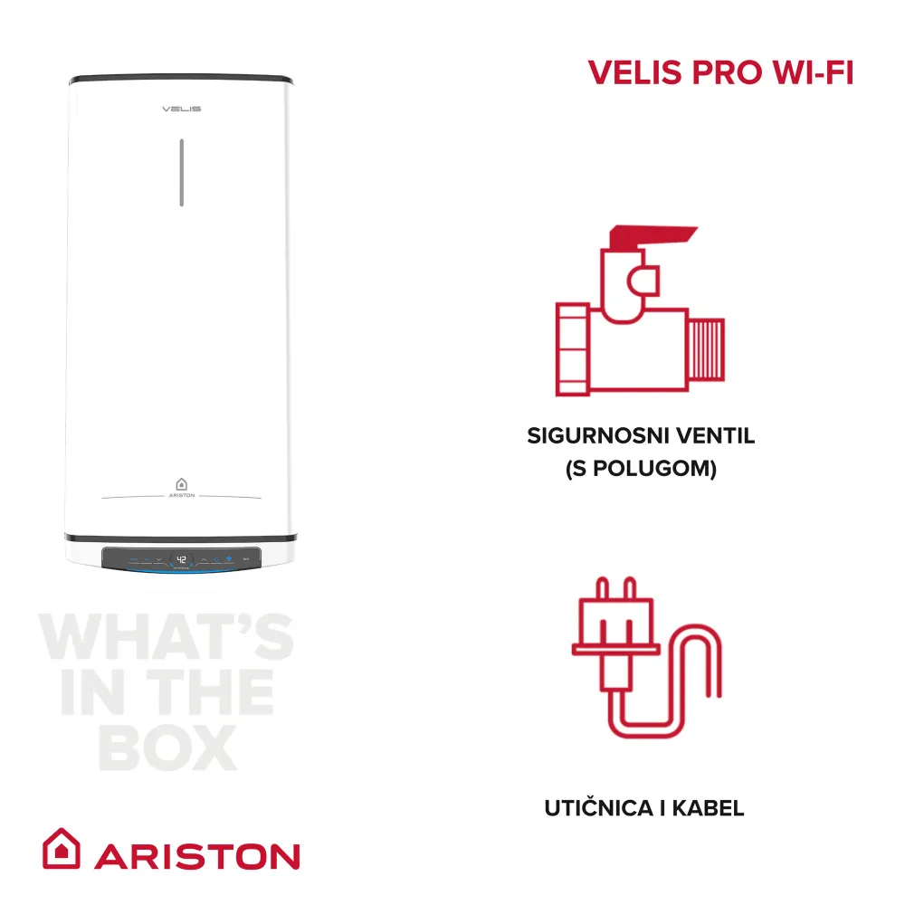 Bojler Ariston Velis Pro WI-FI 80L