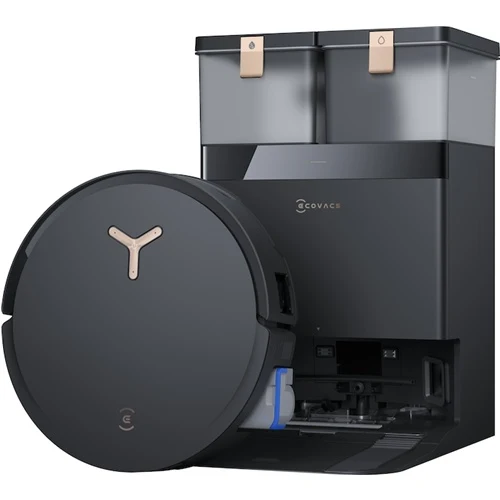 Ecovacs DEEBOT X8 PRO OMNI robotski usisavač, OMNI stanica uključena, crna