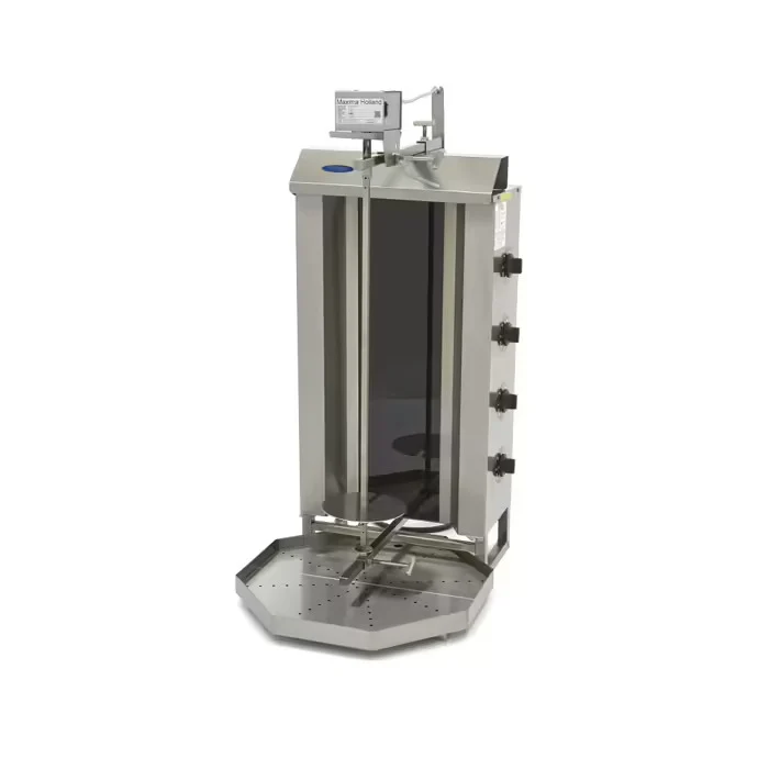 Električni žar za kebab - 4 gorilniki - 50kg mesa