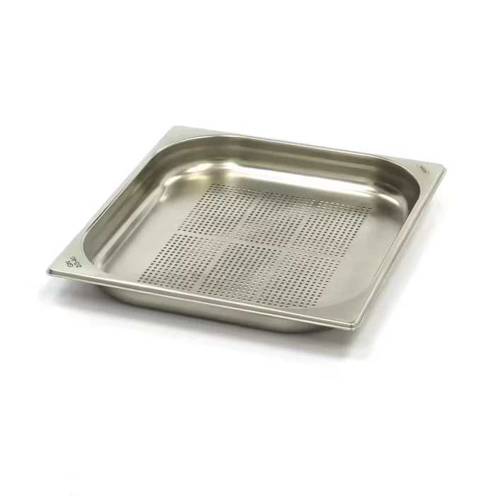 Gastronorm posoda - 2/3 GN - globoka 4cm - perforirana - iz nerjavečega jekla