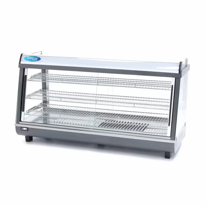Grelna vitrina za hrano - 121,5cm - 3 police - 186L