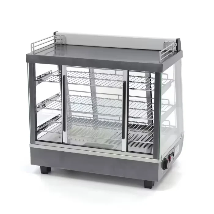 Grelna vitrina za hrano - 67,5cm - 3 police - 96L