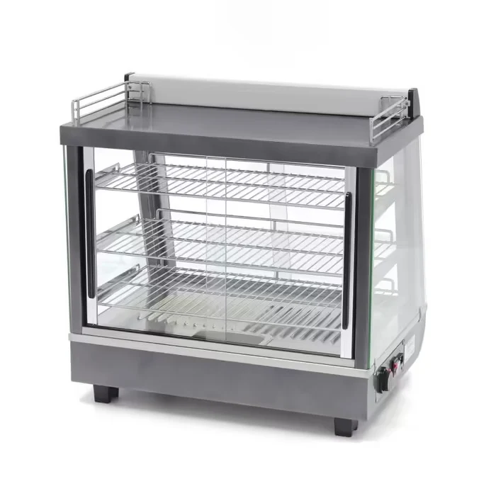 Grelna vitrina za hrano - 67,5cm - 3 police - 96L