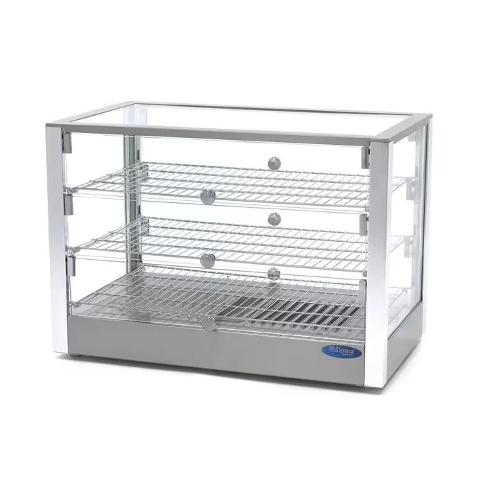Grelna vitrina za hrano - 70cm - 3 police - 115L