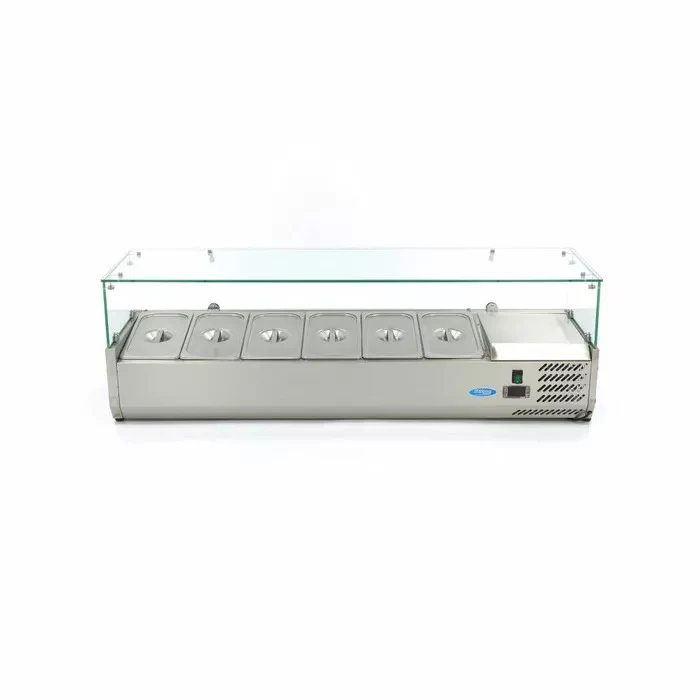 Hladilna vitrina - 140 cm - primerno za 6 x 1/3 GN