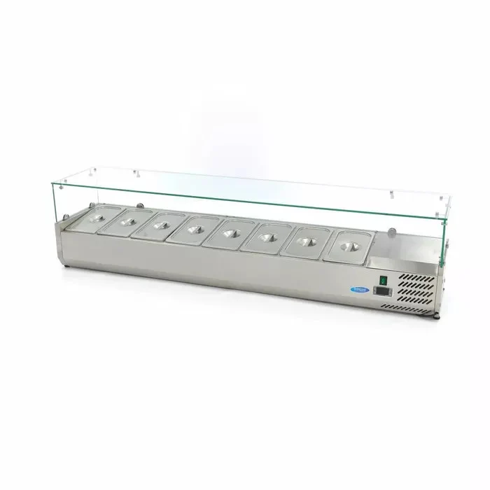 Hladilna vitrina - 180 cm - primerno za 8 x 1/3 GN