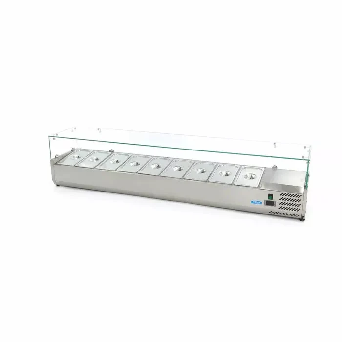 Hladilna vitrina - 200 cm - primerno za 9 x 1/3 GN