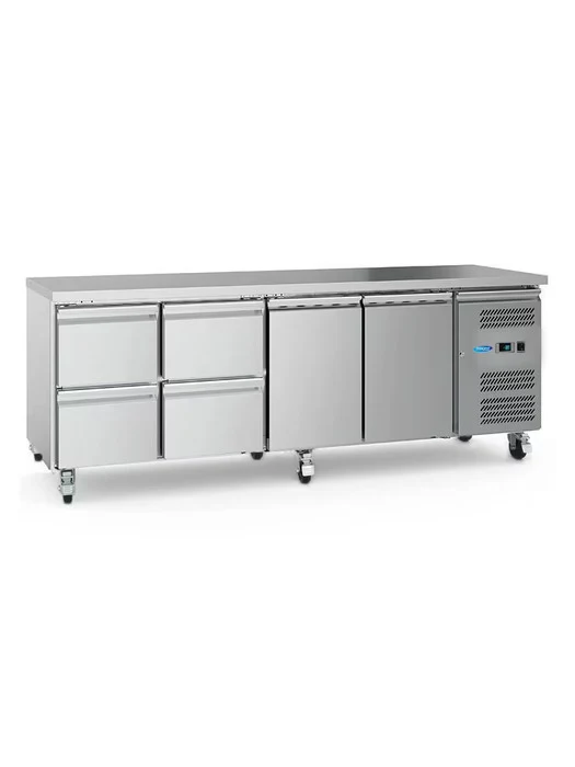 Hladilni pult - 223cm - 4 predali