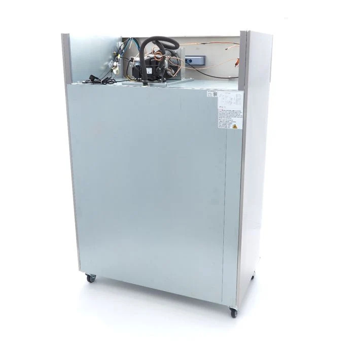 Hladilnik - 1200L - 6 nastavljivih polic (2/1 GN) - inox - steklena vrata