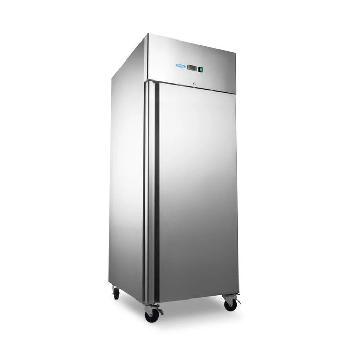 Hladilnik 800L - primeren za 60 x 80cm police - inox - na kolesih