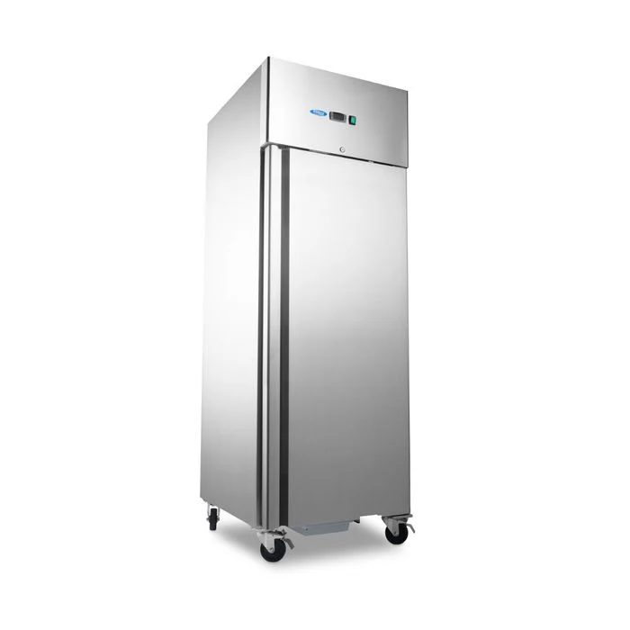 Hladilnik za ribe - 600L - 7 posod (60 x 40 cm) - inox - na kolesih