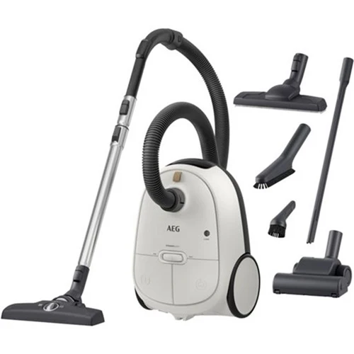 Klasični sesalnik AEG AB61H6SW 750 W, 3,5 l, HEPA filtracija, Filter Allergy Plus, delovni radij 12 m, bele barve