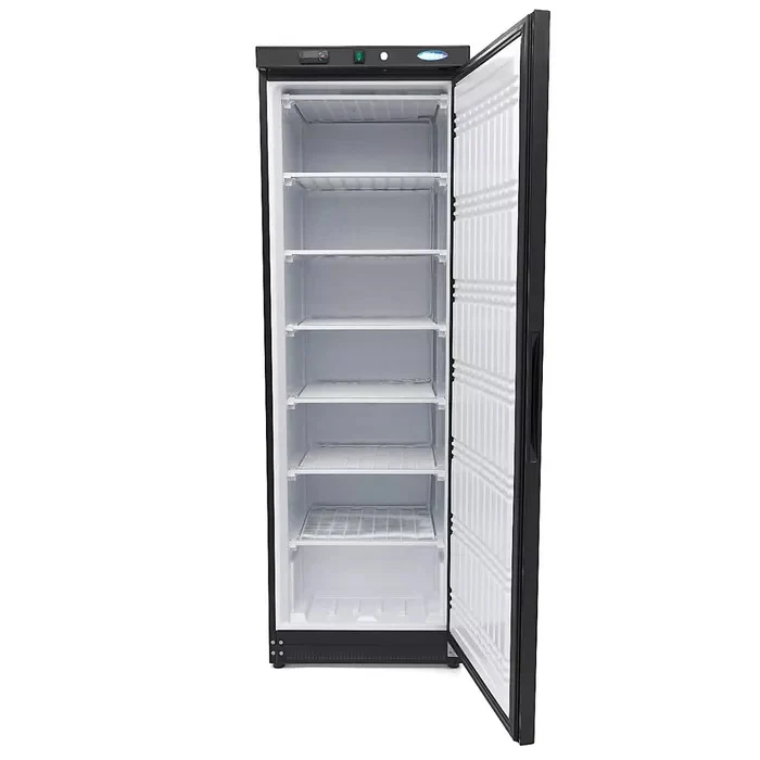 Zamrzovalnik - 400L - 6 fiksnih polic - črn