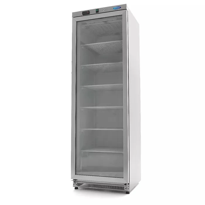 Zamrzovalnik - 400L - inox - steklena vrata