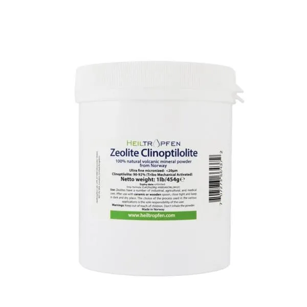 100% čisti aktivirani zeolit klinoptilolit 454g