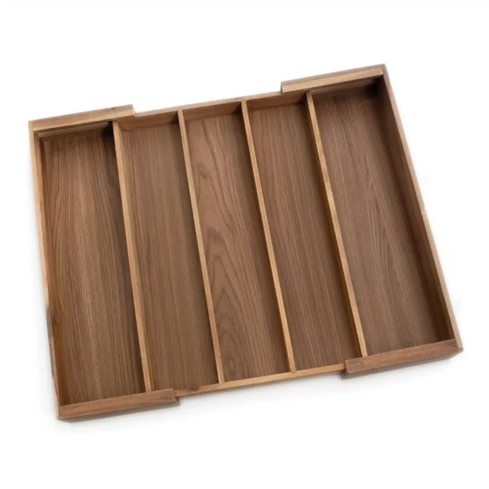 Acacia Expandable Cutlery Holder