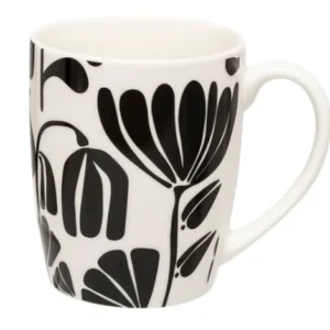 Šalica s crno-bijelim uzorkom 370 ml – Atmosphera ☕🖤