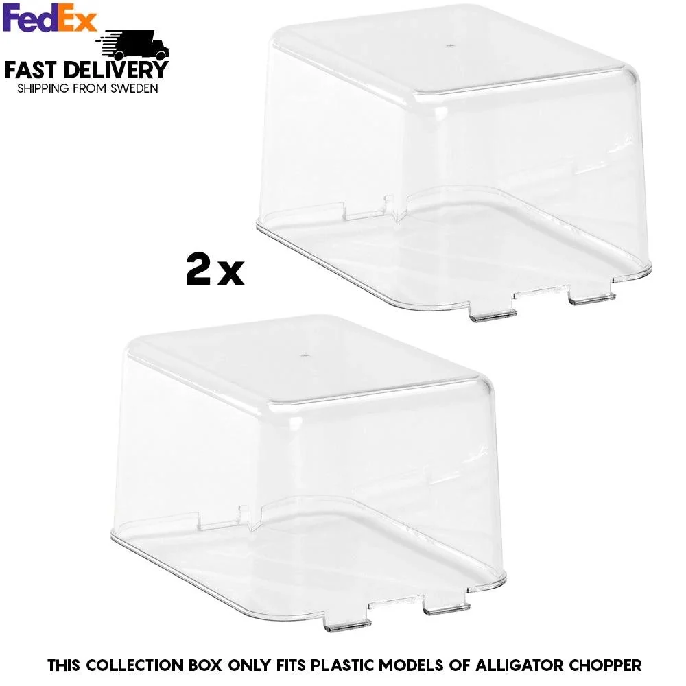 Alligator plastična kutija za sjeckalice 700 ml BPA free Tritan, odgovara originalnim sjeckalicama 3079 3071 3012 Black Ed...